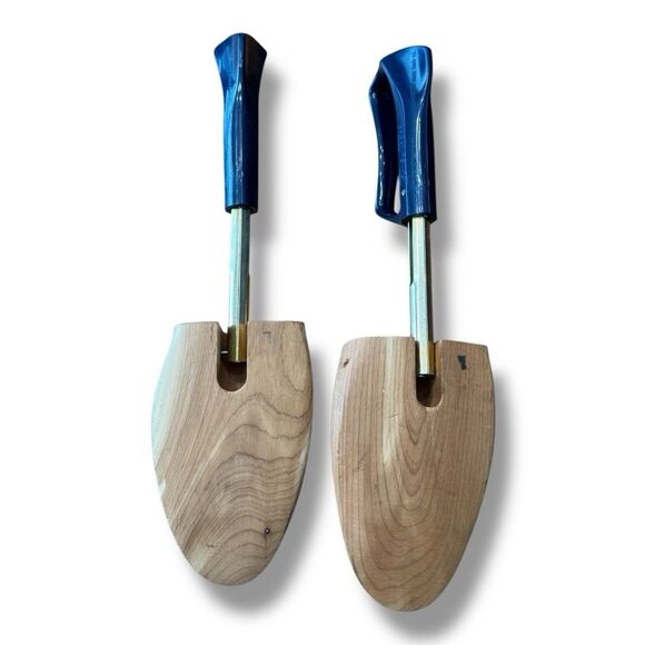 Shoe Keeper Rochester Travel Tree Blue Handle Shoe Shaper Insert Size Large - Picture 2 of 3